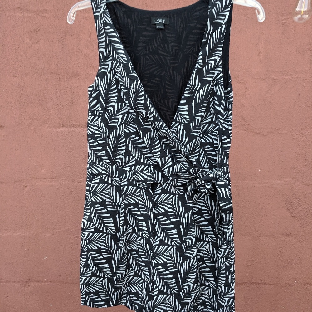 Loft Palm Leaf Romper